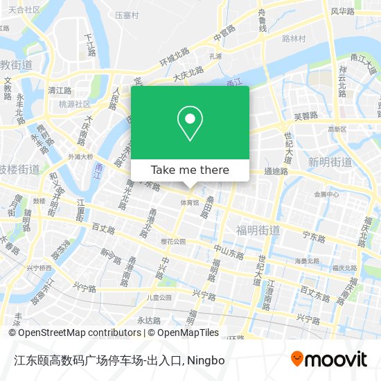 江东颐高数码广场停车场-出入口 map