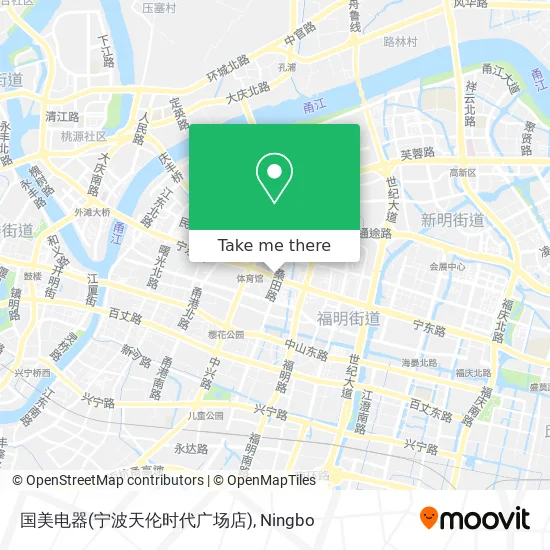 国美电器(宁波天伦时代广场店) map