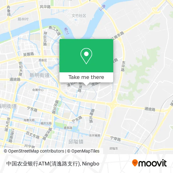 中国农业银行ATM(清逸路支行) map