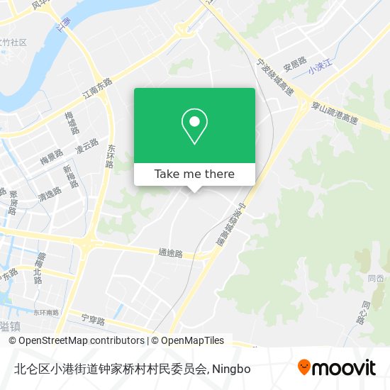 北仑区小港街道钟家桥村村民委员会 map