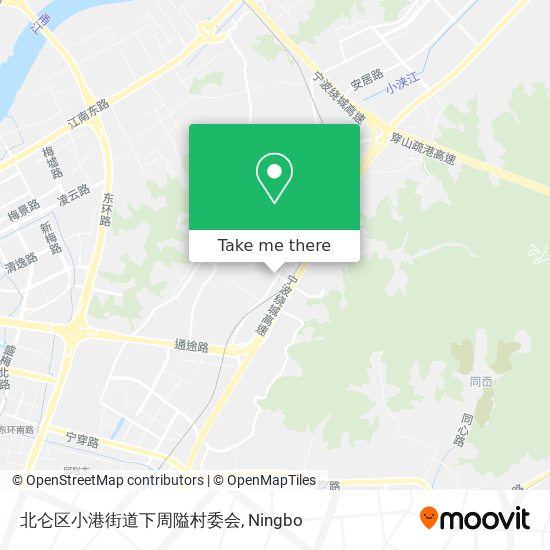 北仑区小港街道下周隘村委会 map