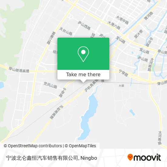 宁波北仑鑫恒汽车销售有限公司 map