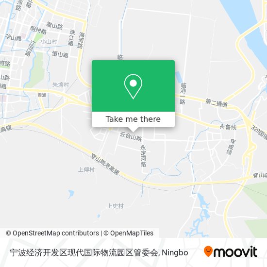 宁波经济开发区现代国际物流园区管委会 map