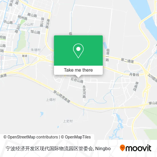 宁波经济开发区现代国际物流园区管委会 map