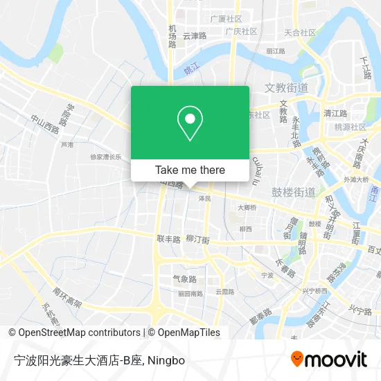 宁波阳光豪生大酒店-B座 map
