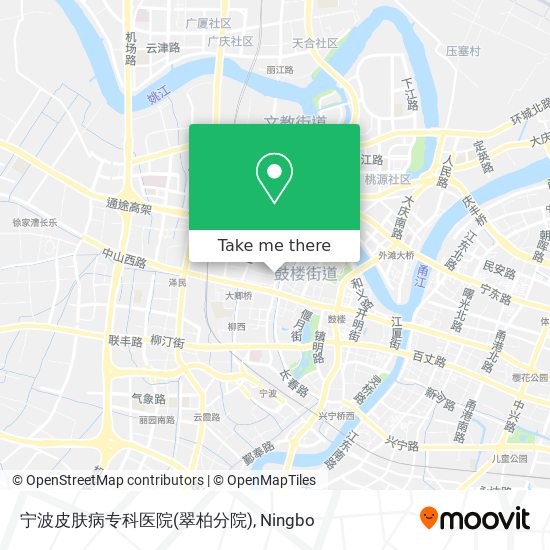宁波皮肤病专科医院(翠柏分院) map