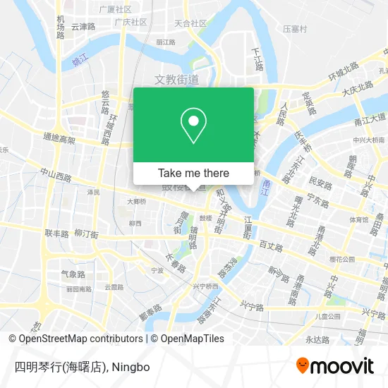 四明琴行(海曙店) map