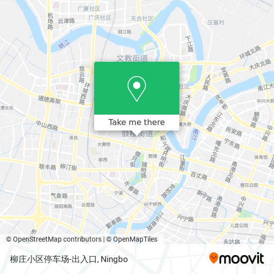 柳庄小区停车场-出入口 map