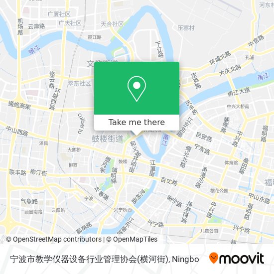 宁波市教学仪器设备行业管理协会(横河街) map