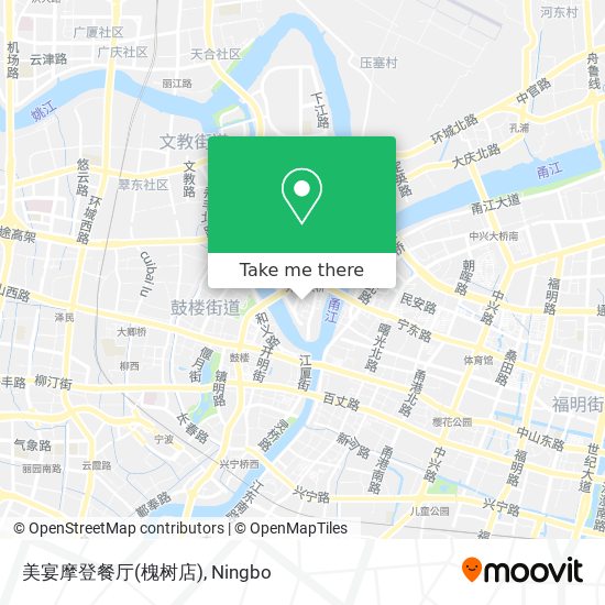 美宴摩登餐厅(槐树店) map