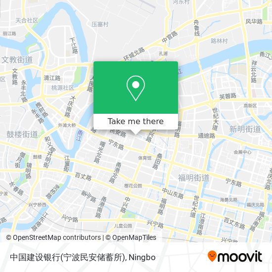 中国建设银行(宁波民安储蓄所) map