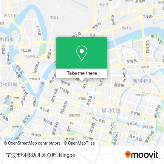 宁波市明楼幼儿园总部 map