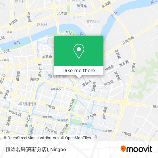 恒涛名厨(高新分店) map