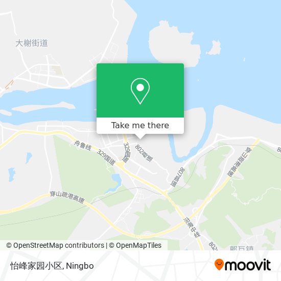 怡峰家园小区 map