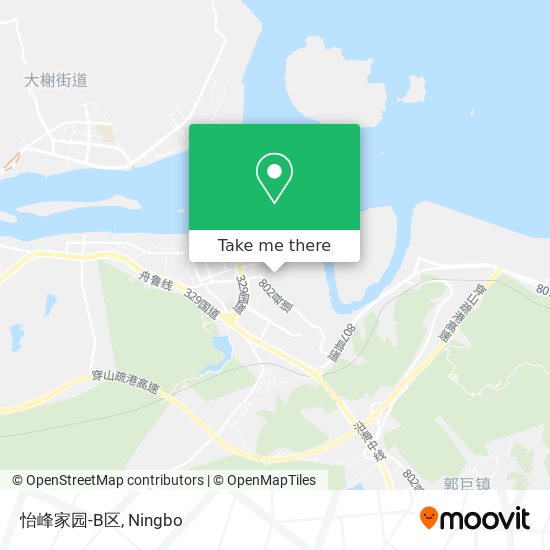 怡峰家园-B区 map