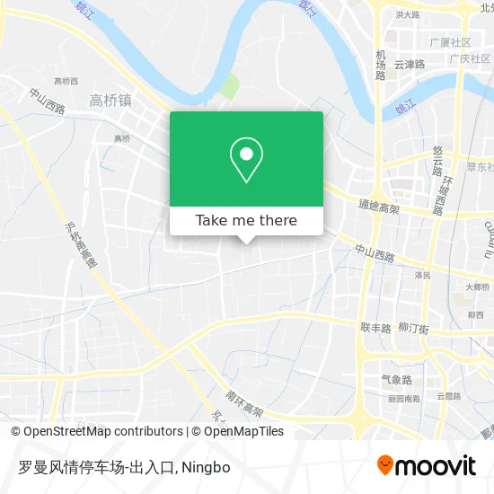罗曼风情停车场-出入口 map
