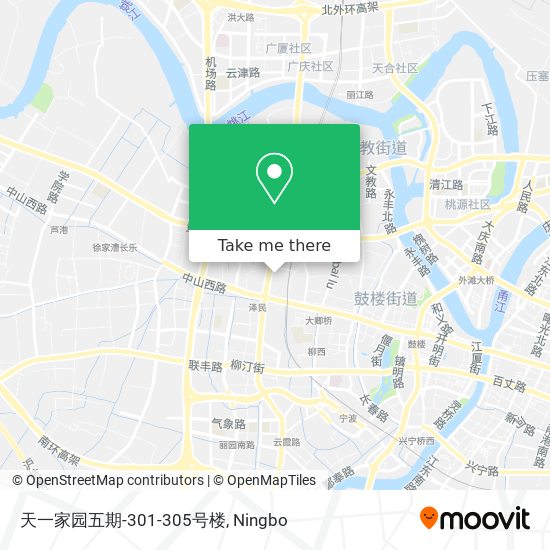 天一家园五期-301-305号楼 map