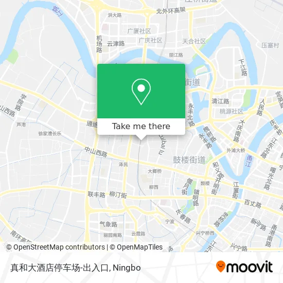 真和大酒店停车场-出入口 map
