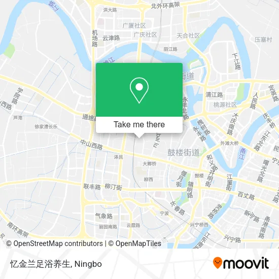 忆金兰足浴养生 map