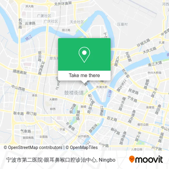 宁波市第二医院-眼耳鼻喉口腔诊治中心 map
