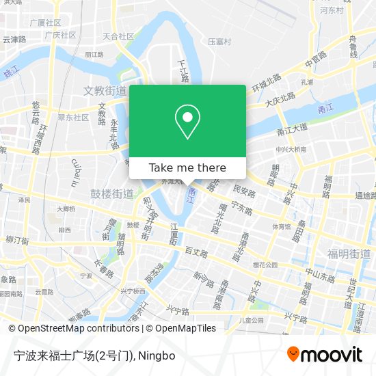 宁波来福士广场(2号门) map
