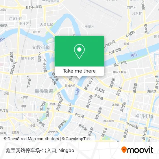 鑫宝宾馆停车场-出入口 map