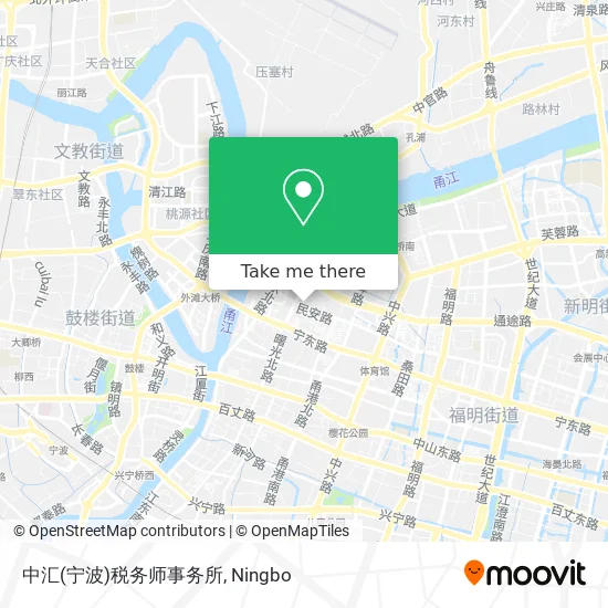 中汇(宁波)税务师事务所 map