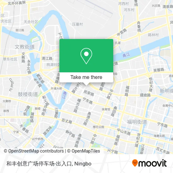 和丰创意广场停车场-出入口 map