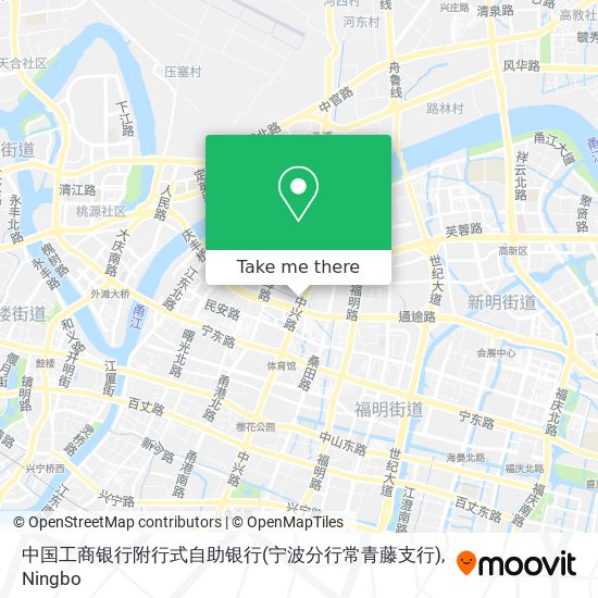 中国工商银行附行式自助银行(宁波分行常青藤支行) map