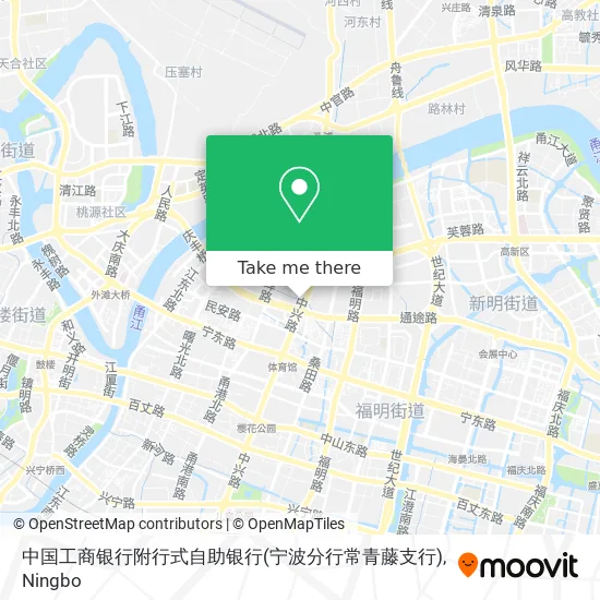 中国工商银行附行式自助银行(宁波分行常青藤支行) map