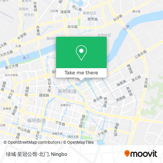 绿城·皇冠公馆-北门 map