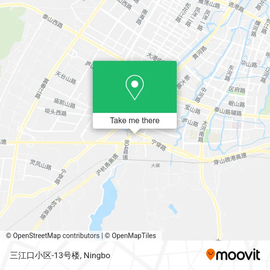 三江口小区-13号楼 map
