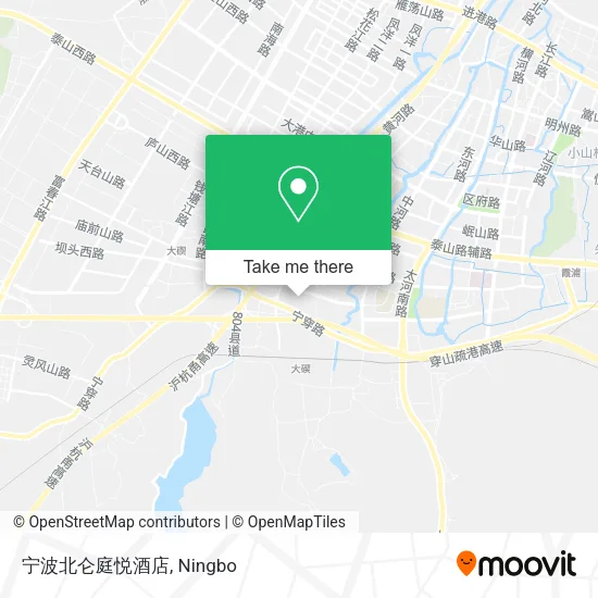 宁波北仑庭悦酒店 map