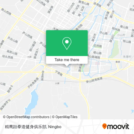 精鹰跆拳道健身俱乐部 map