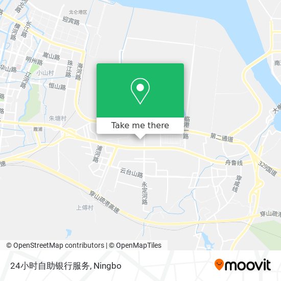 24小时自助银行服务 map