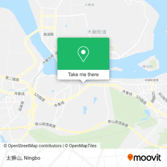 太狮山 map