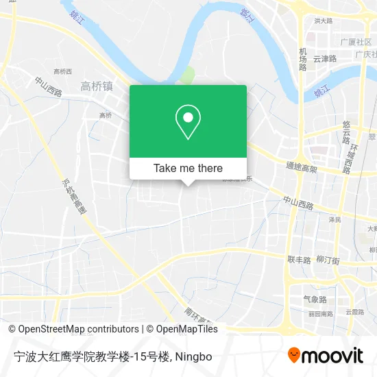 宁波大红鹰学院教学楼-15号楼 map