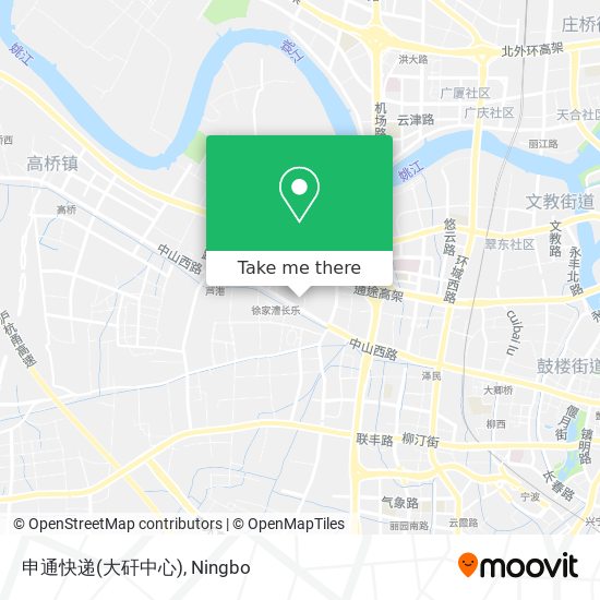 申通快递(大矸中心) map
