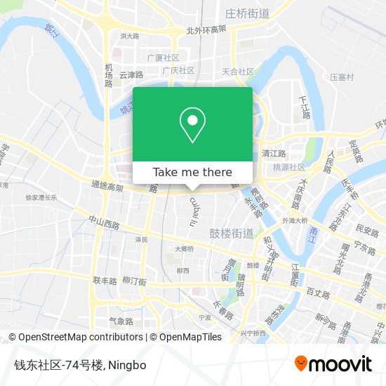 钱东社区-74号楼 map