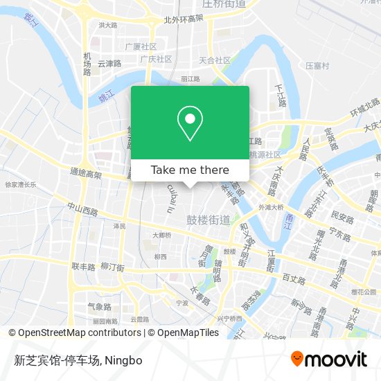 新芝宾馆-停车场 map