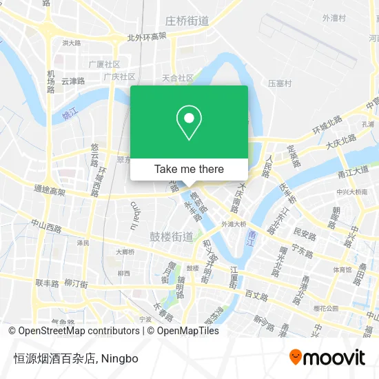 恒源烟酒百杂店 map