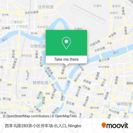西草马路283弄小区停车场-出入口 map