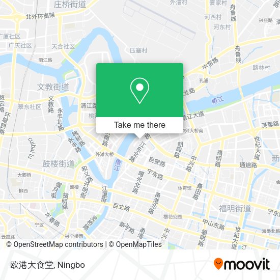 欧港大食堂 map