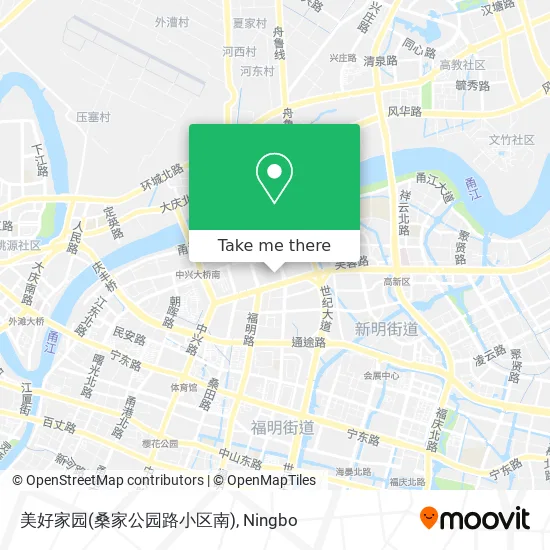 美好家园(桑家公园路小区南) map
