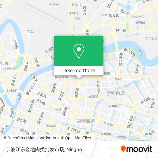 宁波江东金地肉类批发市场 map