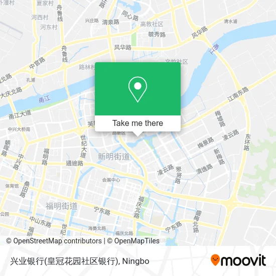 兴业银行(皇冠花园社区银行) map