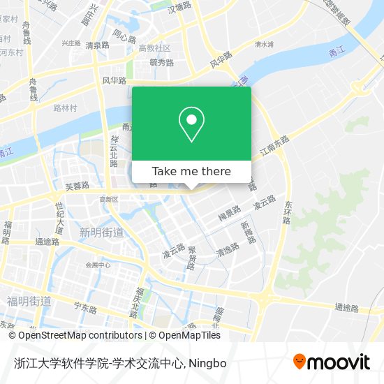 浙江大学软件学院-学术交流中心 map