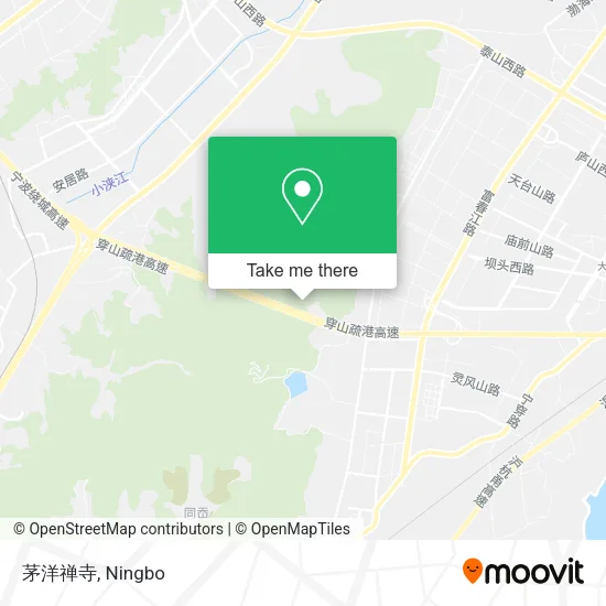 茅洋禅寺 map