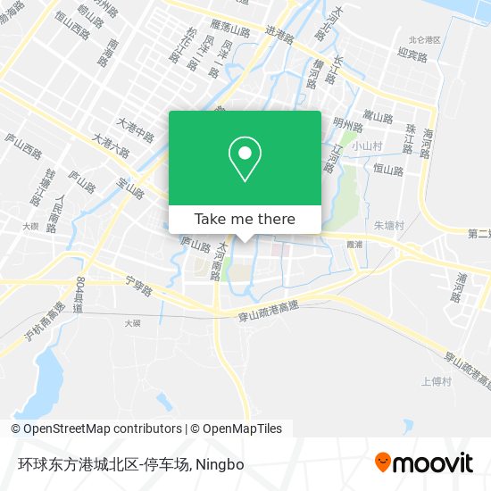 环球东方港城北区-停车场 map