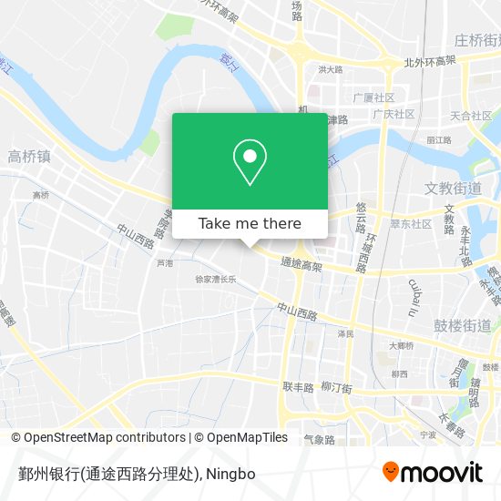 鄞州银行(通途西路分理处) map